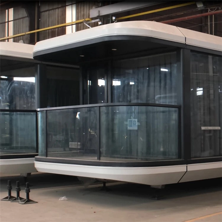 prefabricated space capsule container homes hotel 4
